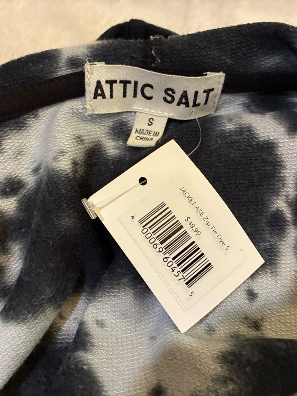Attic Salt Tie dye Hooded Jacket - Picture 7 of 7